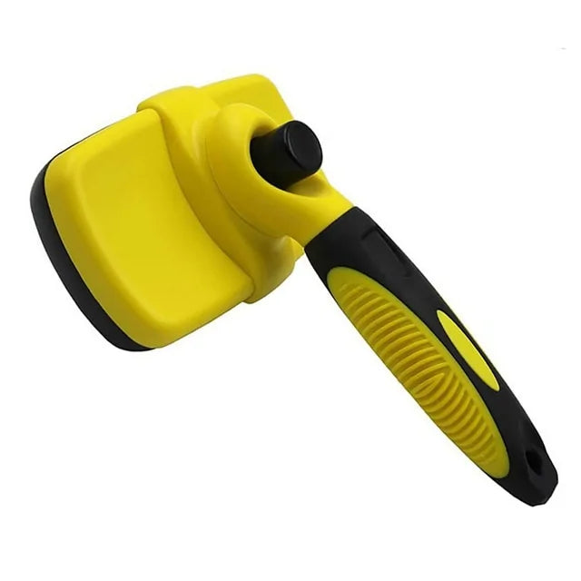 Brosse autonettoyante pour chien